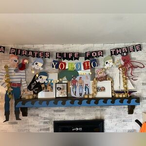 Pirate Party decorations from Meri Meri, Pirates life for three